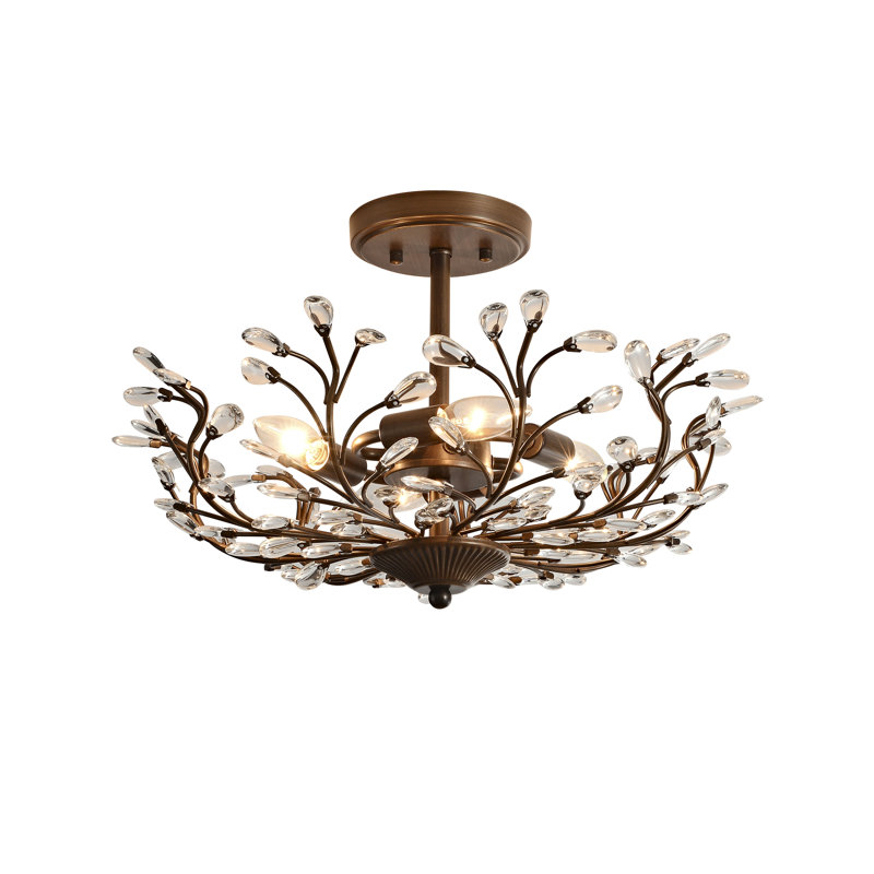 Plafonnier semi-encastré 9 lumières Flavia