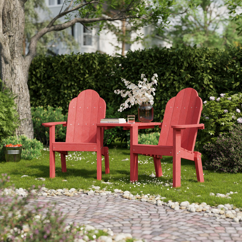 Classic Deck Chair Tete-A-Tete, Cardinal Red