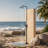 86"H 304 Stainless Steel Freestanding Outdoor Shower with Rainfall Shower Head with Handheld Shower with Temperature Control-98200008