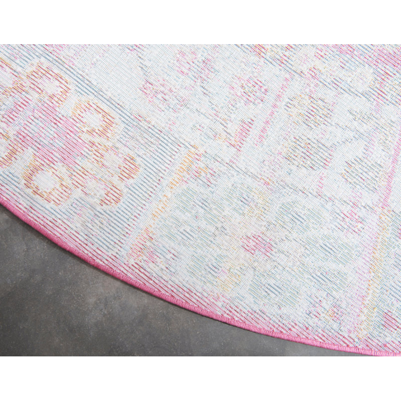 Folmar Oriental Indoor Rug, Round 8'