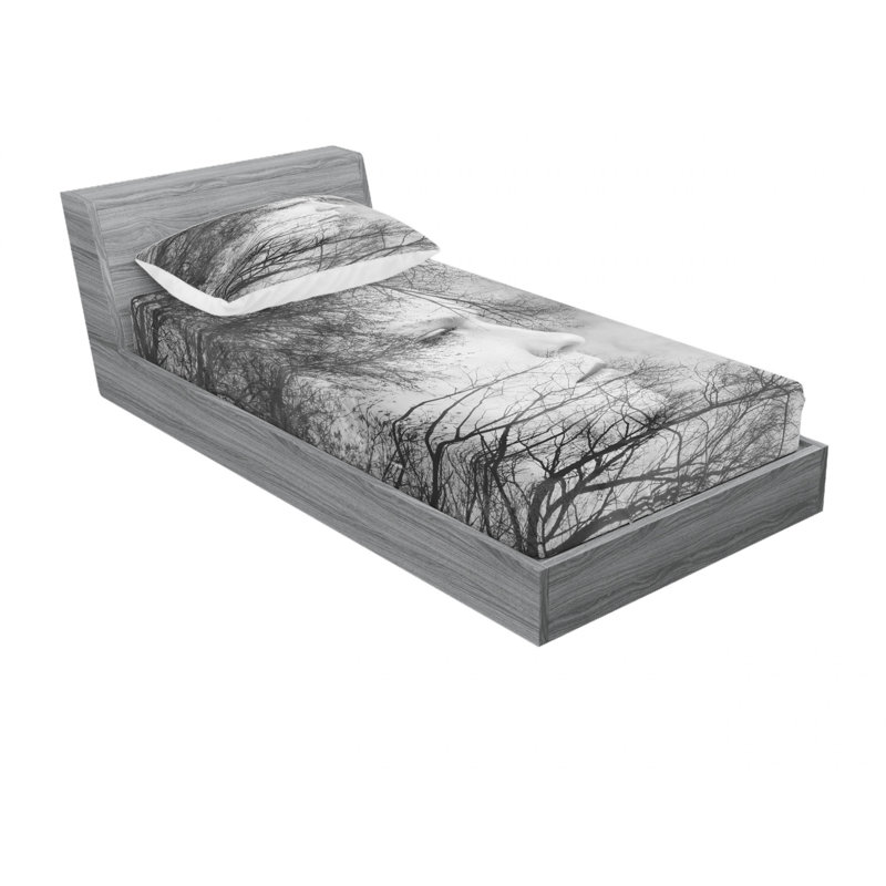 Microfiber Sheet Set, Twin XL Sheet Set with Fitted Sheet