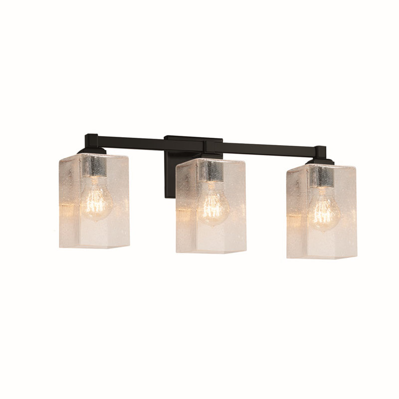 Éclairage pour meuble-lavabo à intensité variable 3 lumières Bindman, DEL, Noir mat