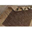 Tapis décoratif en laine de conception unique 5 pi 6 po x 9 pi 11 po noué à la main New Age en brun/beige