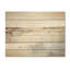 Horizon côtier audacieux beige et doré - bois de port côtier sur bois de pin naturel-1850628052