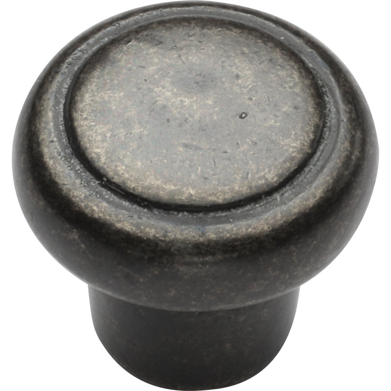 Newport Cabinet Knob, Medium White Bronze, 1.25