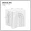 Square Side Table Small Coffee Table Accent Table  Bedside Table For Living Room Bedroom,Nature