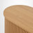 TV Stand For Tvs Up To 75", Sliding Fluted Door Media Console, Rounded Edge Design, Modern Farmhouse, Living Room-1454946470