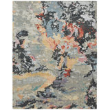 Aurora Drift Hand Knotted Abstract Area Rug