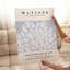 Abstrait matisse découpé bleu doux Mid-Century, reproduction d'art moderne sans cadre-1275810097