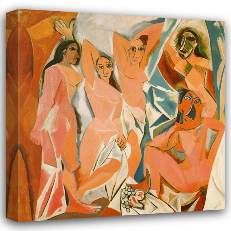 Les demoiselles d'Avignon, 1907, 37" H x 36" W