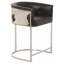 Calvin Upholstered Stool with Metal Frame