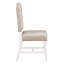 Ensemble de chaises de salle à manger et de salon de style rétro avec 4 chaises rembourrées (bois de chêne naturel et blanc cassé)-129461014-129461015