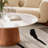 Yardley Round Coffee Table Wooden Pedestal Table-208765656