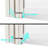 34-36 in. W x 72 in. H Pivot Semi-Frameless Shower Door With Clea SGCC-certified Glarss-97923047