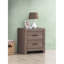 Table de chevet 2 tiroirs Brantford-276397745