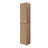 Set Of 2 Wall-Mounted 12" Bathroom Side Cabinets With Soft Close Doors, Imitative Oak