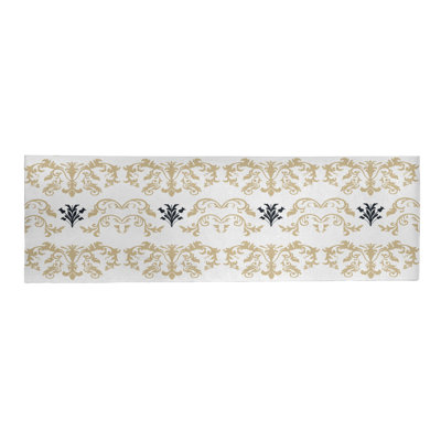 Tapis de couloir blanc