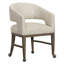 Cleo Upholstered Solid Back Arm Chair-1716518450-1692410367