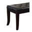 Banc capitonné Linon, similicuir