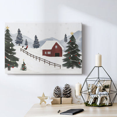 Christmas Holiday Arts - Toile tendue avec châssis