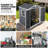 6 FT x 4 FT Rectangular Resin Plastic Storage Shed with Window & Floor, Gray