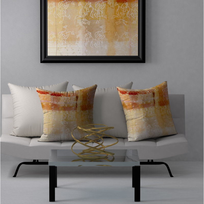 Housse et insert de coussin carré Palatial, 24" X 24"