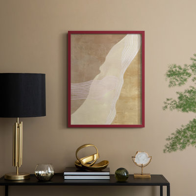 «Cradle II», reproduction encadrée - bois massif