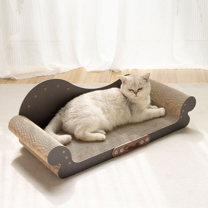 Lit à griffes pour chat Grattoir surdimensionné pour chat