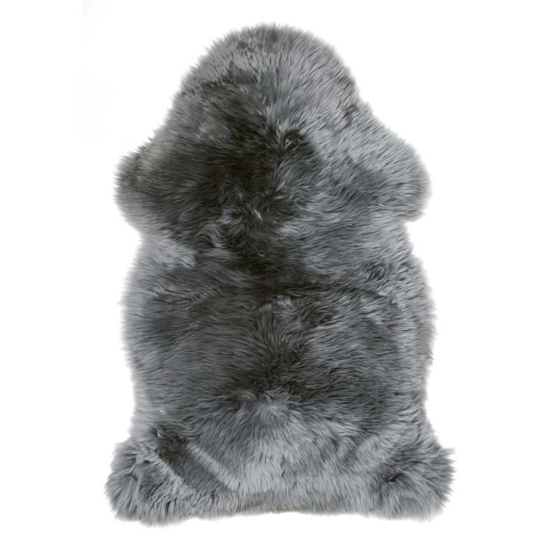 Octagon Animal Print Sheepskin 62cm X 90cm Area Rug