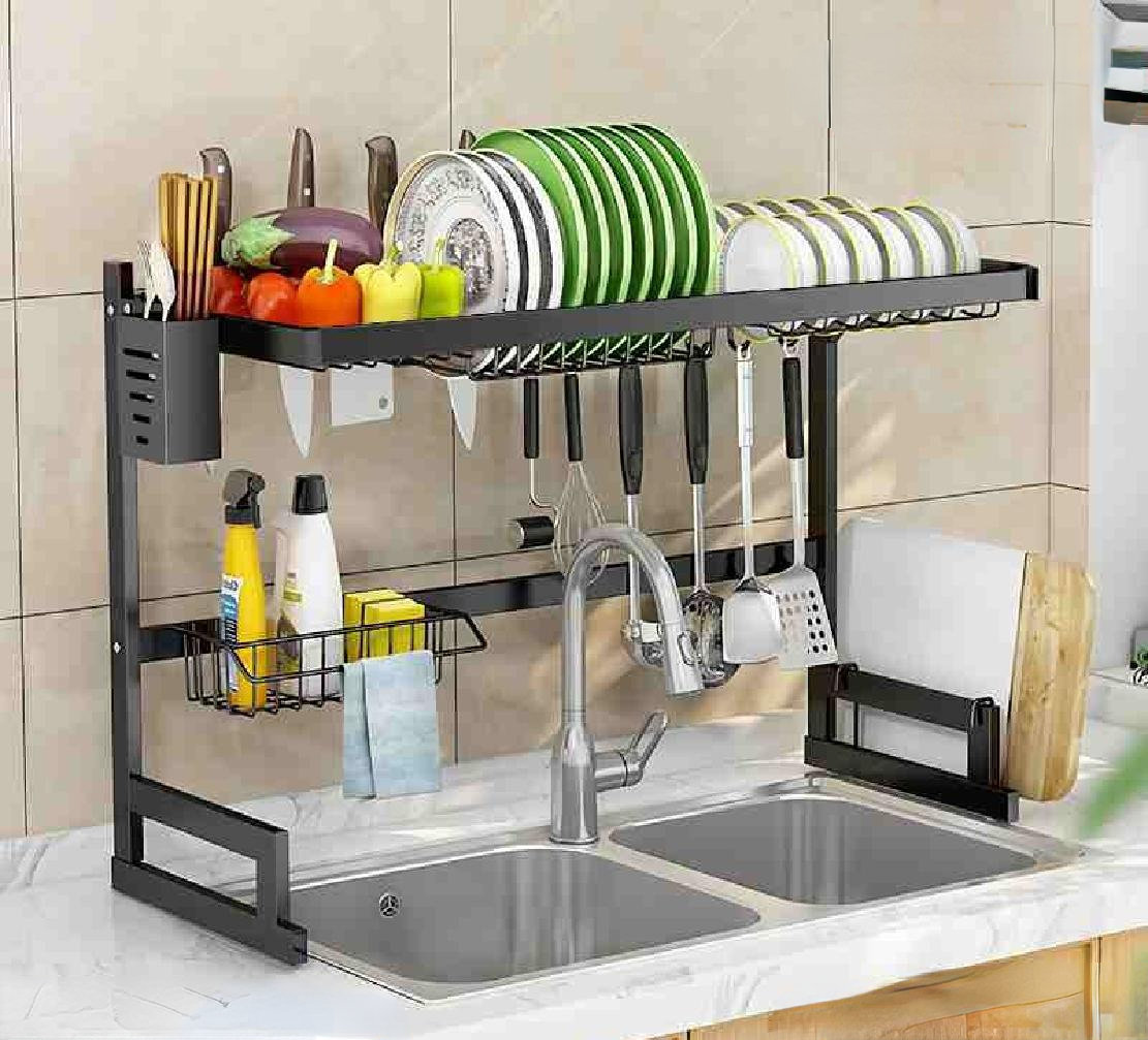 Umber Rea Kitchen Stainless Steel Countertop Dish Rack