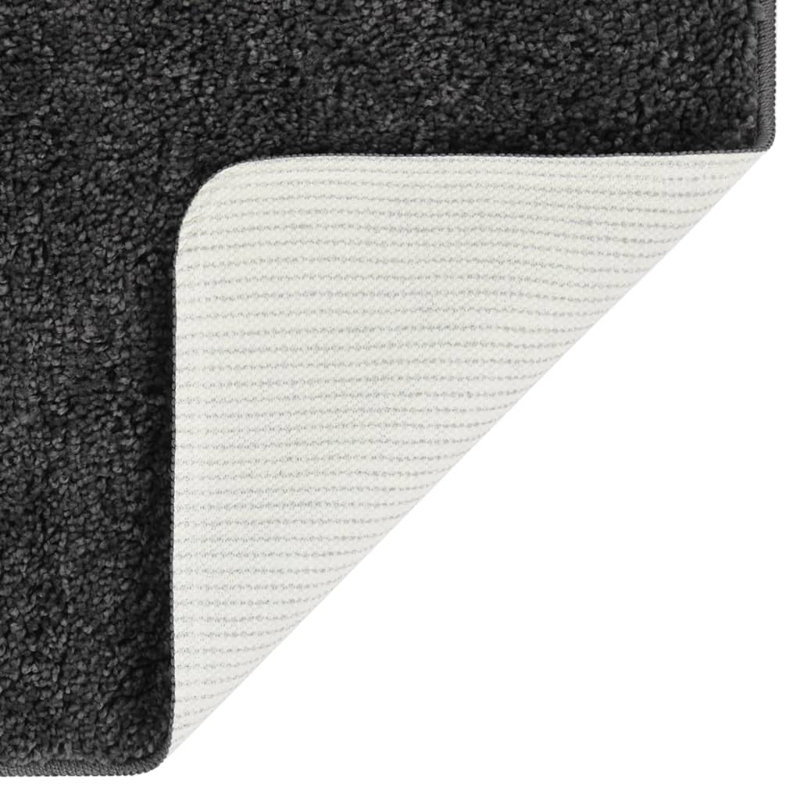 Adelay Solid Colour Shag Area Rug, Rectangle 120 x 170cm