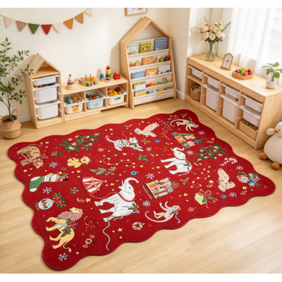 Tapis festonné Christmas