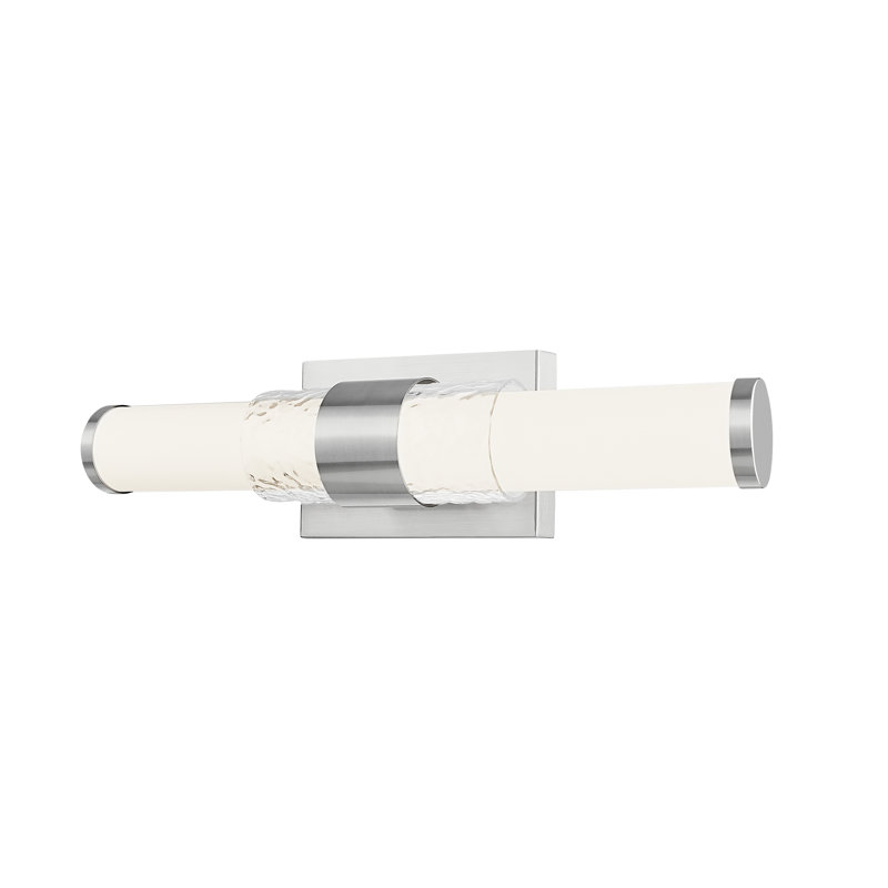 Meuble-lavabo 1 lumière Atchley, Nickel brossé, H 4,75 po x l 18 po x P 4 po