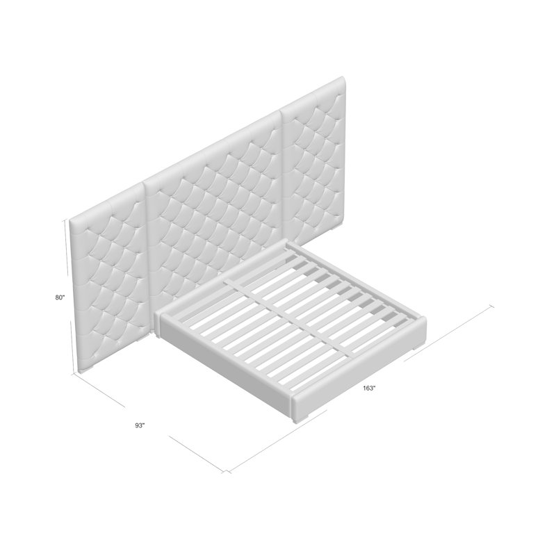 Upholstered Standard Bed, California King