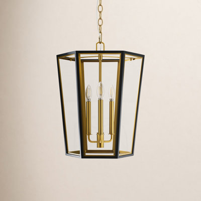3 - Light Dimmable Lantern Chandelier