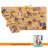 Montana Cutting & Serving Board with Artwork by Fish Kiss