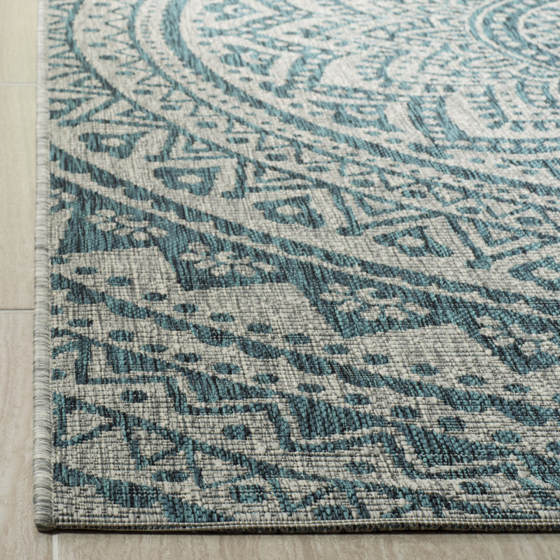Amedee Performance Floral Indoor/Outdoor Area Rug, Runner 2'3" x 10'