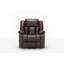 Fauteuil inclinable électrique de massage, fauteuil inclinable en cuir PU