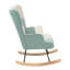 Chaise berçante en tissu Takeoka