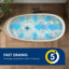 Baignoire autoportante Forma 67 po x 31 po en résine de pierre de surface solide avec tablette intérieure intégrée-137439491