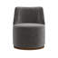Fauteuil de chambre pivotant rembourré Brooks