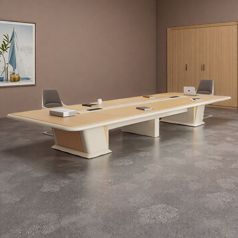 Table de conférence de luxe moderne, H 30 po x L 141,73 po x l 55,11 po