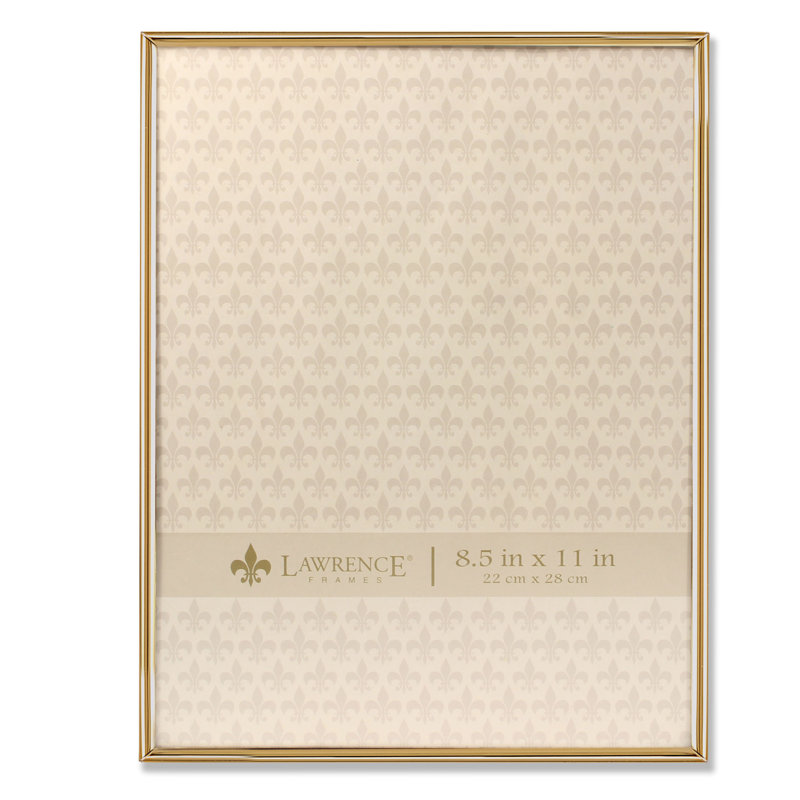 Kjetil Gold Metal Gilded Picture Frame, 8.5" x 11"