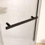 Porte de douche pivotante avec verre trempé de 1\/4 po