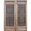 Portes moustiquaires pliantes en pin brut