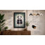 Young Panda Among Flowers Botanical - Framed Print-1423752207-1423752203