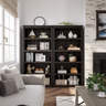 Millwood Pines Farmhouse Book Shelf With Storage Open Display ...