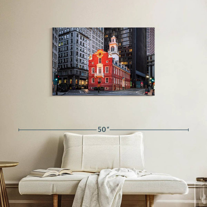 Lilie Old State House of Boston, H 24 po x l 36 po