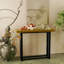 Console en bois massif 39,37 po Boquillas