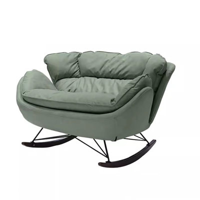 Chaise berçante double style nordique